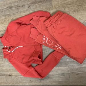 Gymshark legacy pink sweatsuit set